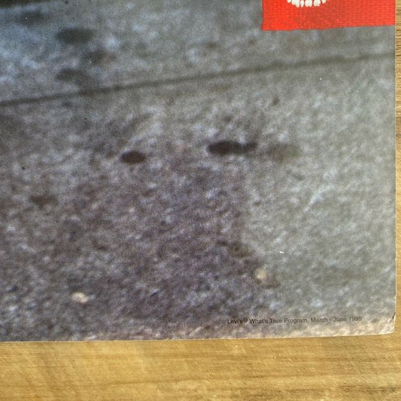 Vintage Levis Store Advertising Poster 22 x 28 199 - Picture 5 of 6